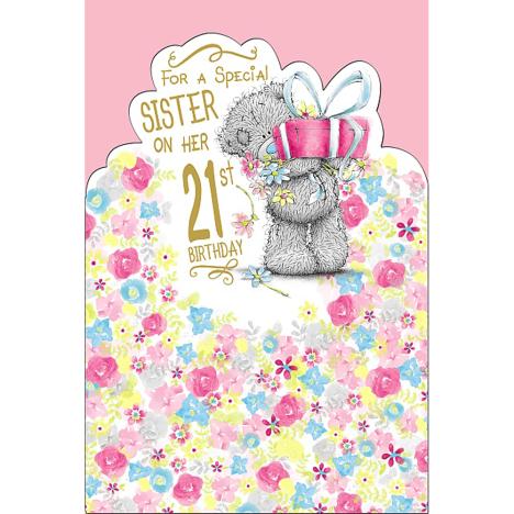 21st Birthday Sister Me to You Bear Card £2.49